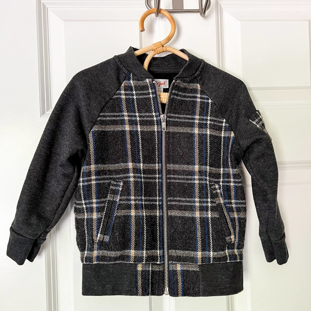 Cat & Jack | plaid zipper jacket | 3T